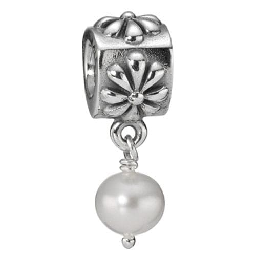 Pandora Flower Dangle with Pearl 790535P 790535 — Foto 1 von 1