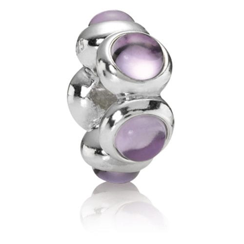 Amethyst Cabochon Charm