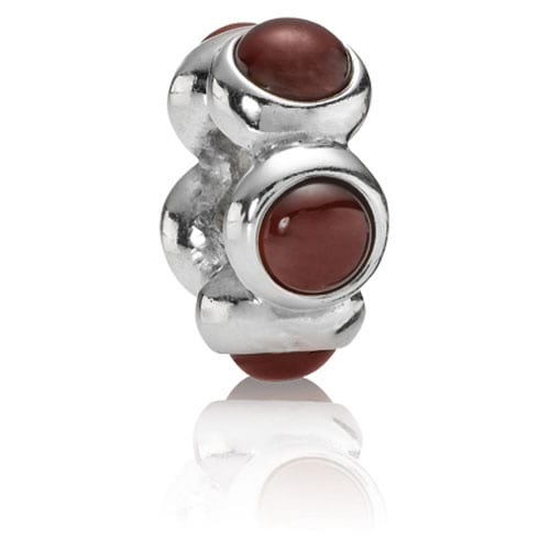 Garnet Cabochon Charm