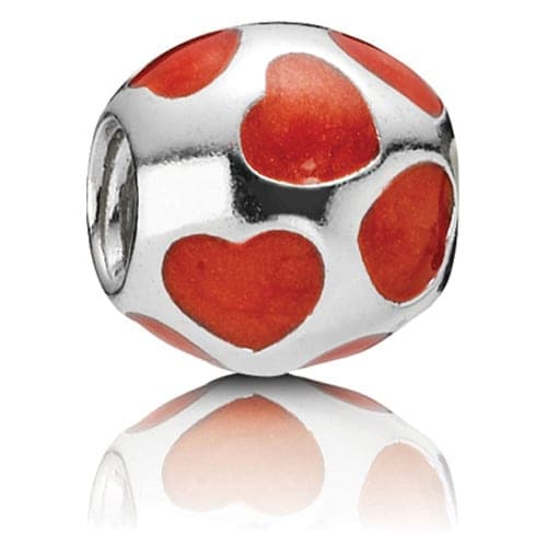 Pandora Love You Red Enamel Charm 790543E 790543 — photo 1 of 1