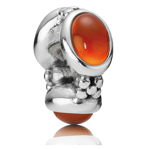 Carnelian Triplet Charm