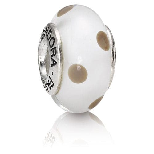 Pandora White and Black Polka Dots Charm 790602 79602 — photo 1 of 1