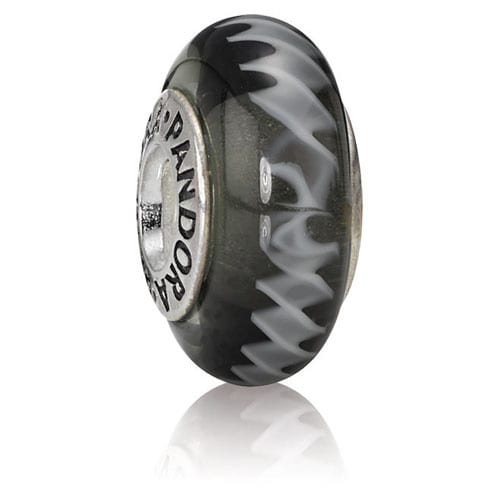 Black Zig Zag Charm