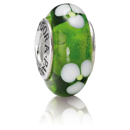 Green Flowers Charm