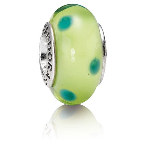 Green Polka Dots Charm