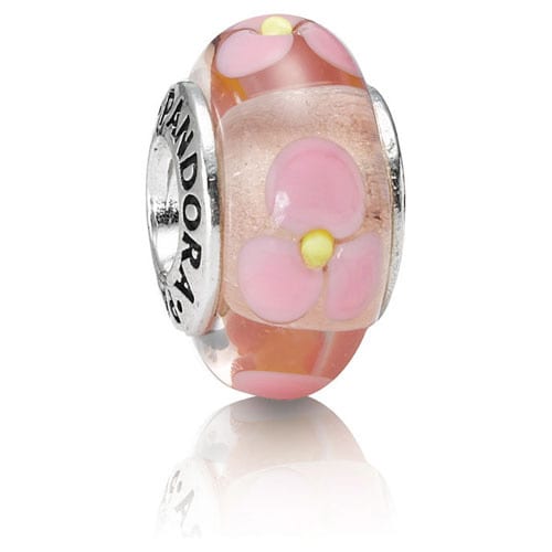 Pink Flowers Charm