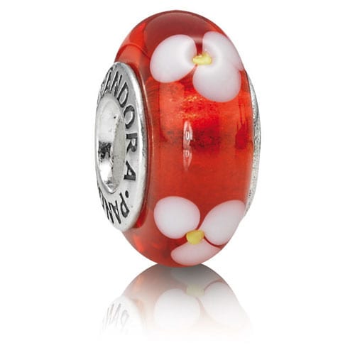 Red Flowers Charm