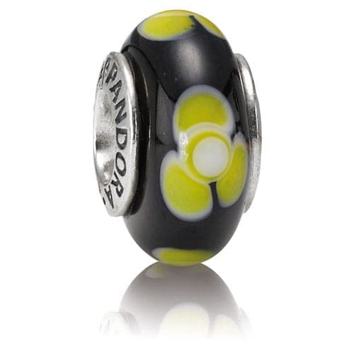 Pandora Flowers For You Black Charm 790641 79641 — Foto 1 von 1