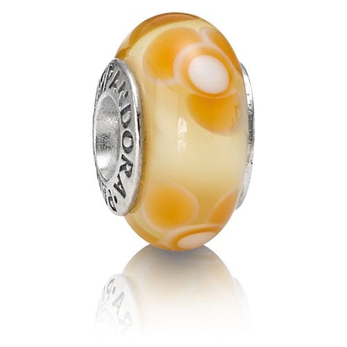 Flowers For You Pale Orange Charm
