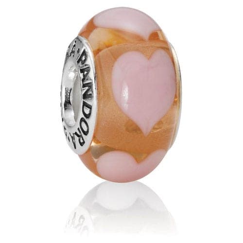 Pandora Rose with Pink Hearts Charm 790660 — Foto 1 von 1
