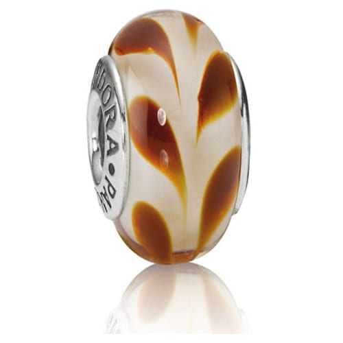 Brown Swirl Charm