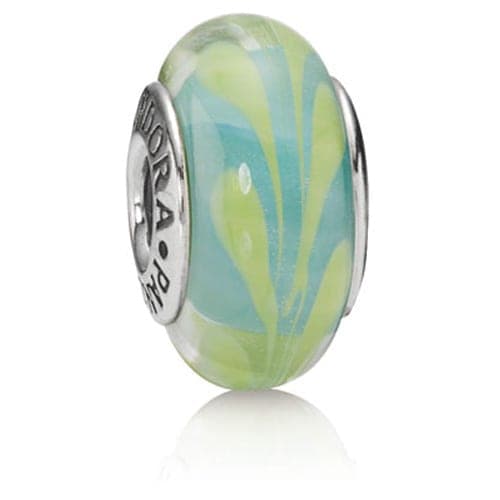 Pandora Aqua and Green Swirl Charm 790673 — Foto 1 von 1