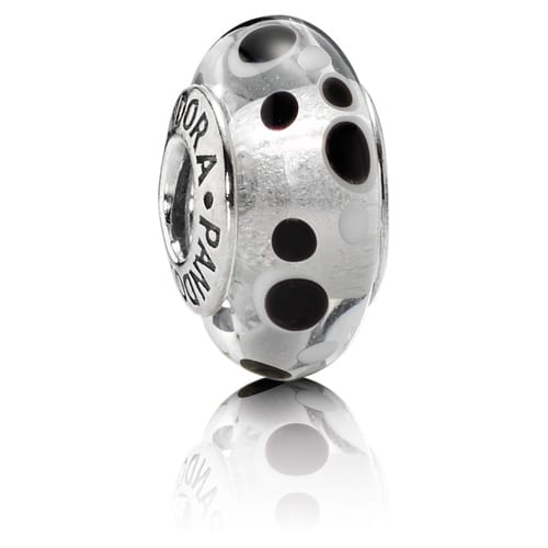 White Bubbles Charm