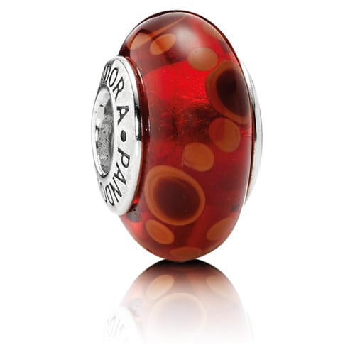 Red Bubbles Charm