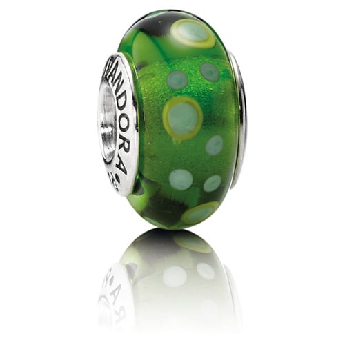 Green Bubbles Charm