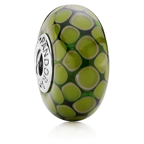 Large Exotic Green Charm
