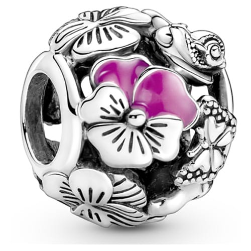 Pansy Flower Friends Charm