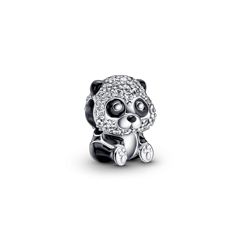Sparkling Cute Panda Charm