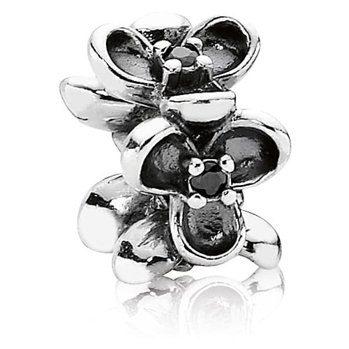 Wanda's Garden I Black CZ Spacer