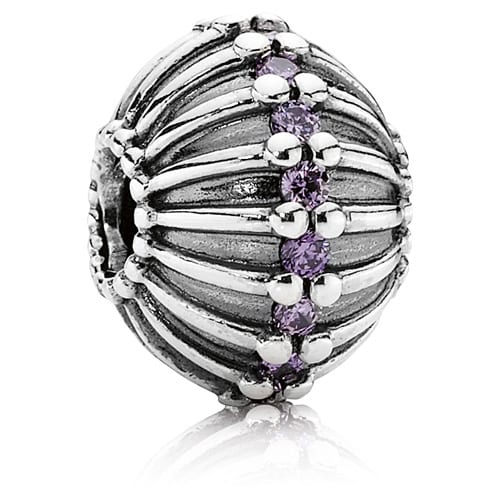 Large Show Stopper with Purple CZ Charm