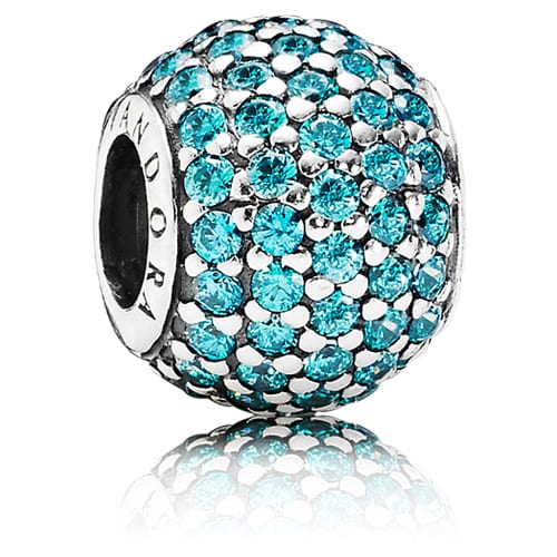 Pavé lights, teal cz