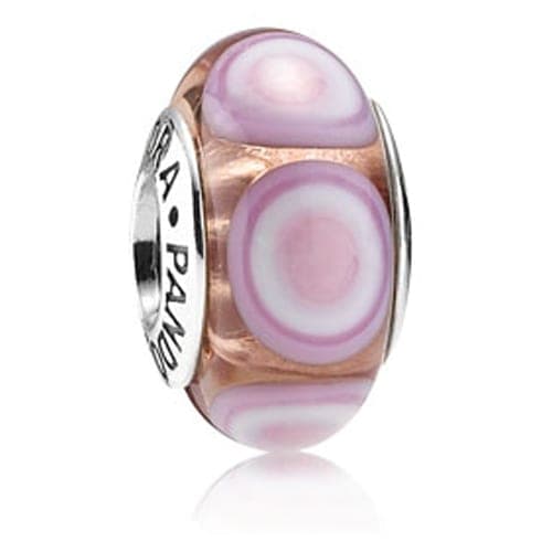 Pandora Pink Murano Stepping Stones Charm 790911 — photo 1 of 1