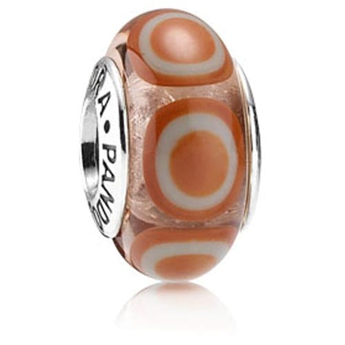 Pandora Orange Murano Stepping Stones Charm 790912 — photo 1 of 1
