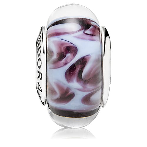 Blue Python Murano Charm