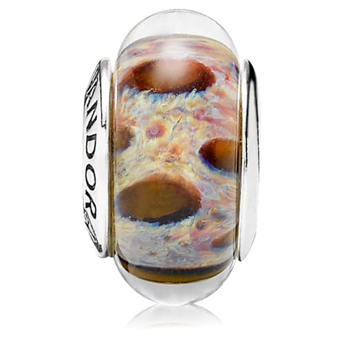 Clouded Leopard Murano Charm