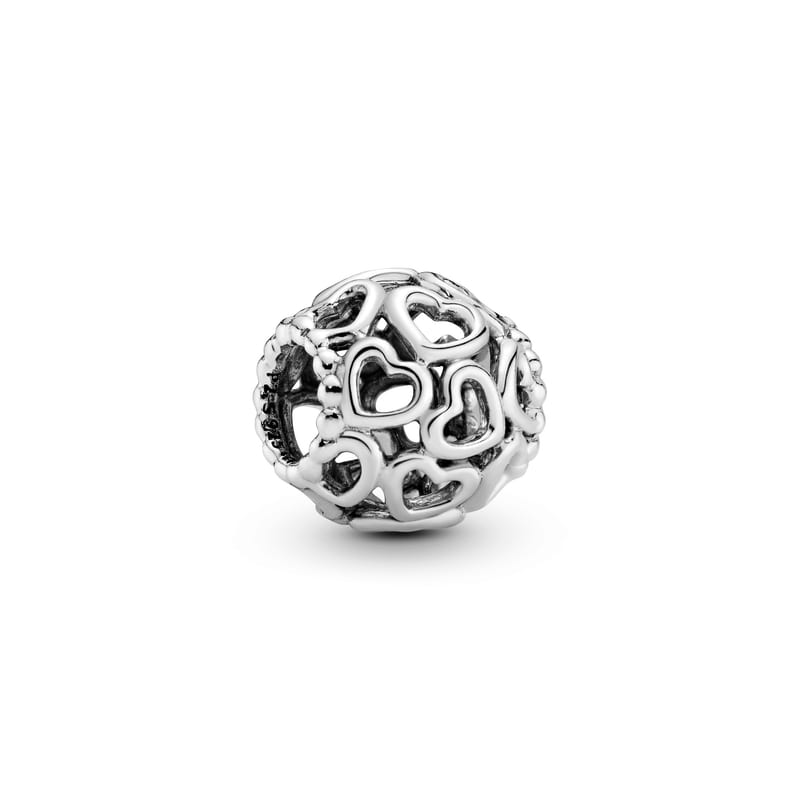 Open Your Heart Charm in Sterling Silver