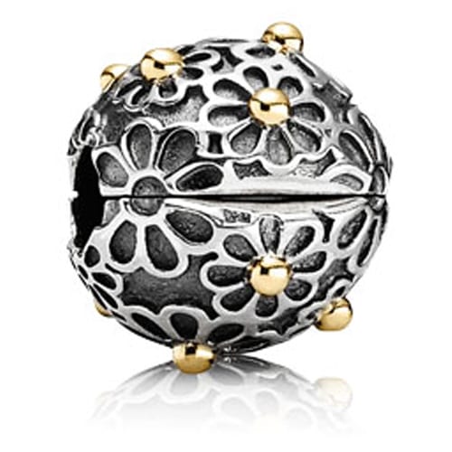 Lazy Daisy Clip with 14K Gold
