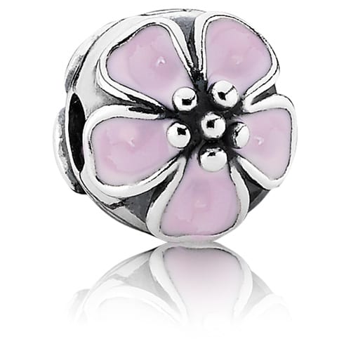 Silver Cherry Blossom Clip