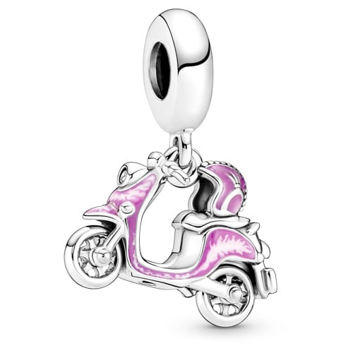 Pink Scooter Dangle Charm