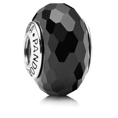 Pandora Black Fascinating Faceted Murano Charm 791069 — Foto 1 von 1