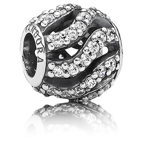 Winter Wisp Pave Charm