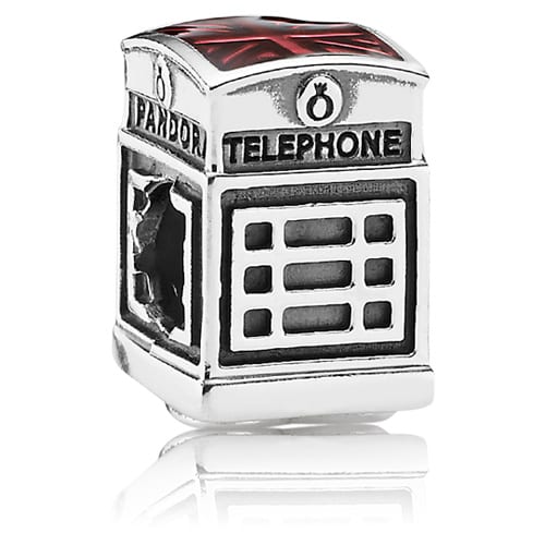 London Calling Phone Booth Charm