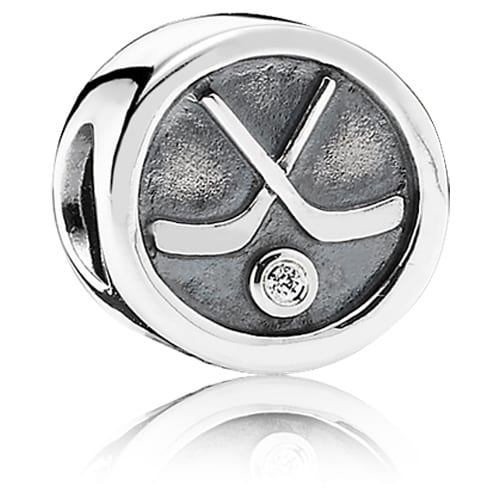 Hockey Puck Charm