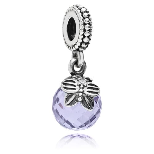 Morning Butterfly Dangle with Lavender Zirconia