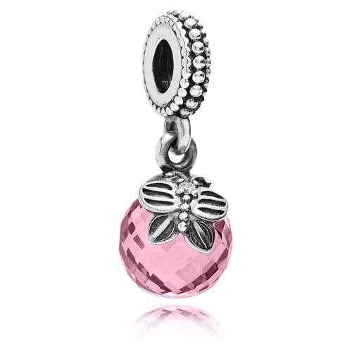Morning Butterfly Dangle with Pink Zirconia