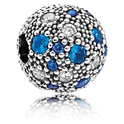 Cosmic Stars Clip with Blue Zirconia