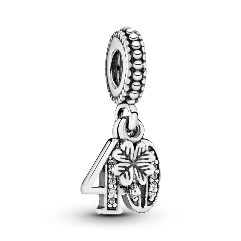 40th Celebration Dangle Charm