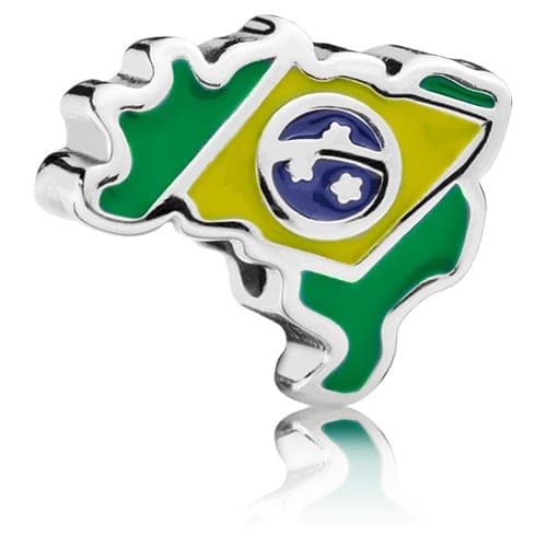 Pandora Brazil National Charm 791303ENMX 791303E — Foto 1 von 1