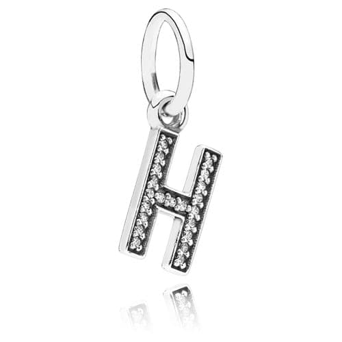 Pandora Letter H Dangle with Zirconia 791320CZ 791320 — photo 1 of 1