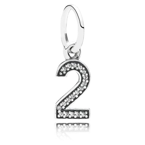Number 2 Dangle with Zirconia