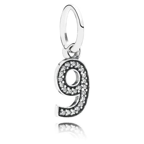 Number 9 Dangle with Zirconia