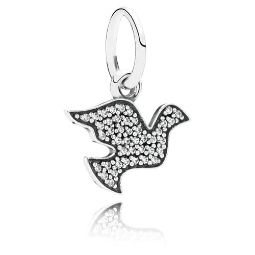 Symbol of Hope Dangle with Zirconia