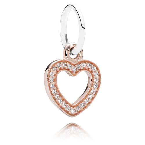 Rose Gold Symbol of Love Dangle