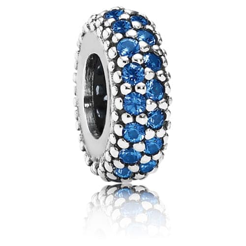 Pandora Inspiration Within Spacer with Blue Crystal 791359NCB 791359 — Foto 1 von 2