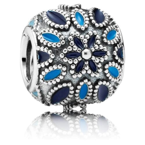 Pandora Cathedral Rose Charm with Blue Enamel 791374E 791374ENMX — photo 1 of 1