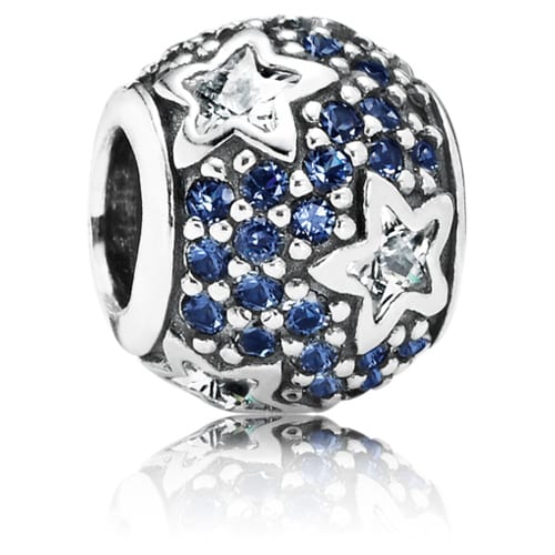 Follow the Stars Charm with Clear Stars